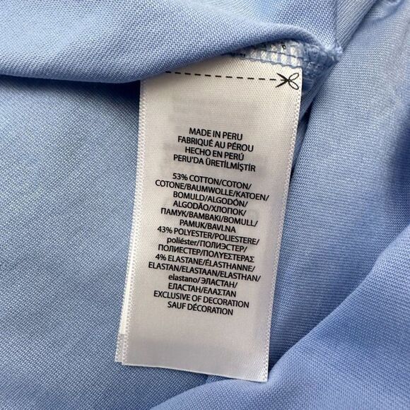 Polo Golf by Ralph Lauren Shirt Men's Sz.M Light Blue Polo 3 Button Collar - Picture 4 of 10